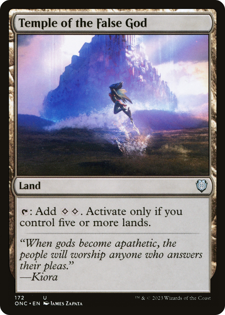 Image of Temple of the False God (ONC-172) - Phyrexia: All Will Be One Commander