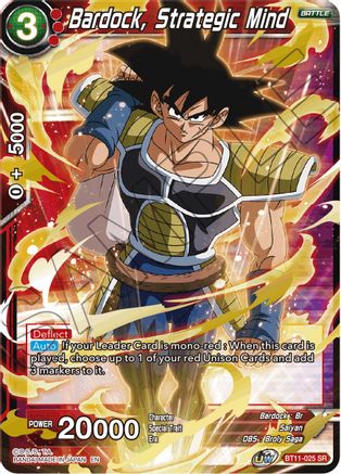 Image of Bardock, Strategic Mind (BT11-025) - Vermilion Bloodline