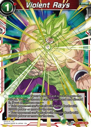 Image of Violent Rays (BT11-030) - Vermilion Bloodline