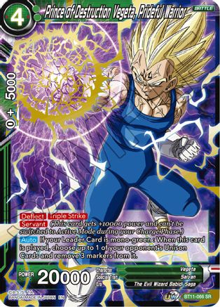 Image of Prince of Destruction Vegeta, Prideful Warrior (BT11-066) - Vermilion Bloodline