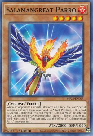 Image of Salamangreat Parro (MP20-EN003) - 2020 Tin of Lost Memories 1st Edition