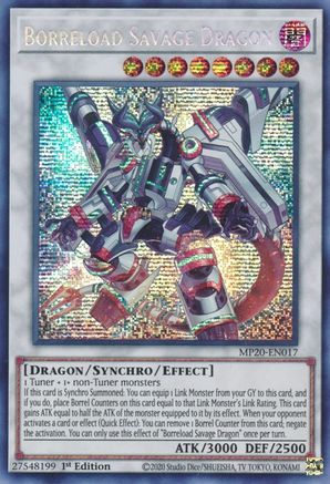 Image of Borreload Savage Dragon (MP20-EN017) - 2020 Tin of Lost Memories 1st Edition