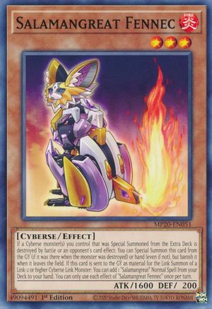 Image of Salamangreat Fennec (MP20-EN051) - 2020 Tin of Lost Memories 1st Edition