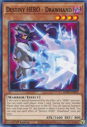Image of Destiny HERO - Drawhand (MP20-EN055) - 2020 Tin of Lost Memories 1st Edition