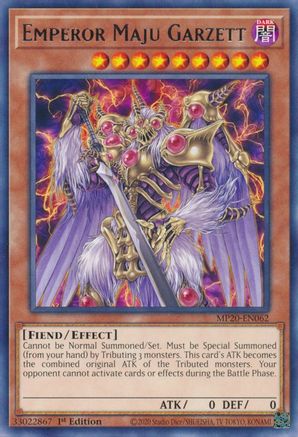 Image of Emperor Maju Garzett (MP20-EN062) - 2020 Tin of Lost Memories 1st Edition