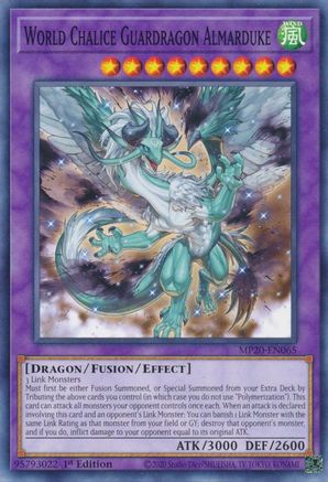 Image of World Chalice Guardragon Almarduke (MP20-EN065) - 2020 Tin of Lost Memories 1st Edition