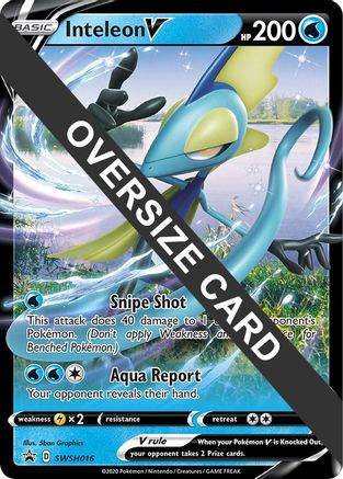 Image of Inteleon V SWSH016  - Holofoil Jumbo Cards - Promo