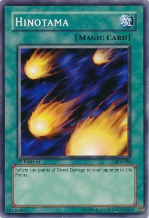 Image of Hinotama (LOB-056) - The Legend of Blue Eyes White Dragon 1st Edition