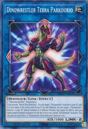 Image of Dinowrestler Terra Parkourio (MP20-EN069) - 2020 Tin of Lost Memories 1st Edition