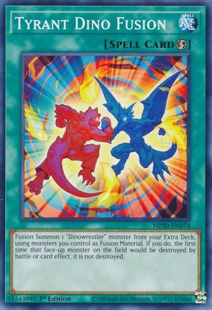 Image of Tyrant Dino Fusion (MP20-EN074) - 2020 Tin of Lost Memories 1st Edition
