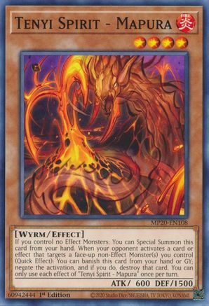 Image of Tenyi Spirit - Mapura (MP20-EN108) - 2020 Tin of Lost Memories 1st Edition