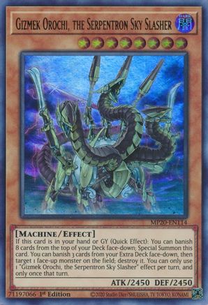 Image of Gizmek Orochi, the Serpentron Sky Slasher (MP20-EN114) - 2020 Tin of Lost Memories 1st Edition