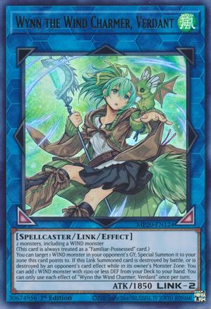 Image of Wynn the Wind Charmer, Verdant (MP20-EN124) - 2020 Tin of Lost Memories 1st Edition