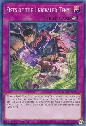 Image of Fists of the Unrivaled Tenyi (MP20-EN135) - 2020 Tin of Lost Memories 1st Edition