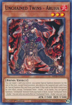 Image of Unchained Twins - Aruha (MP20-EN152) - 2020 Tin of Lost Memories 1st Edition