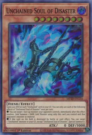 Image of Unchained Soul of Disaster (MP20-EN154) - 2020 Tin of Lost Memories 1st Edition