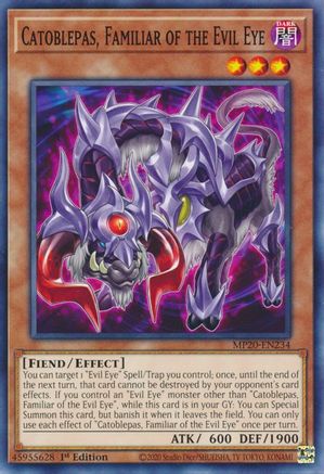 Image of Catoblepas, Familiar of the Evil Eye (MP20-EN234) - 2020 Tin of Lost Memories 1st Edition