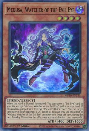Image of Medusa, Watcher of the Evil Eye (MP20-EN233) - 2020 Tin of Lost Memories 1st Edition