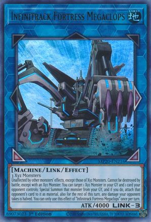 Image of Infinitrack Fortress Megaclops (MP20-EN216) - 2020 Tin of Lost Memories 1st Edition