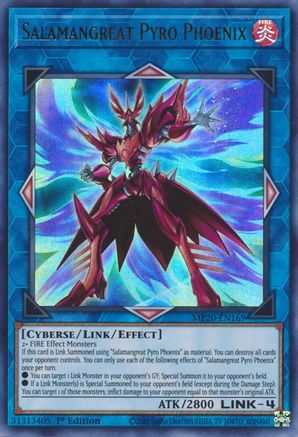 Image of Salamangreat Pyro Phoenix (MP20-EN169) - 2020 Tin of Lost Memories 1st Edition
