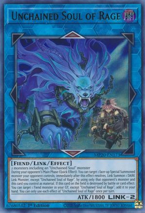 Image of Unchained Soul of Rage (MP20-EN173) - 2020 Tin of Lost Memories 1st Edition