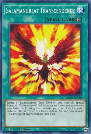 Image of Salamangreat Transcendence (MP20-EN180) - 2020 Tin of Lost Memories 1st Edition