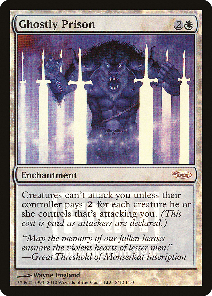 Image of Ghostly Prison (FNM-002) - Friday Night Magic 2010 Foil