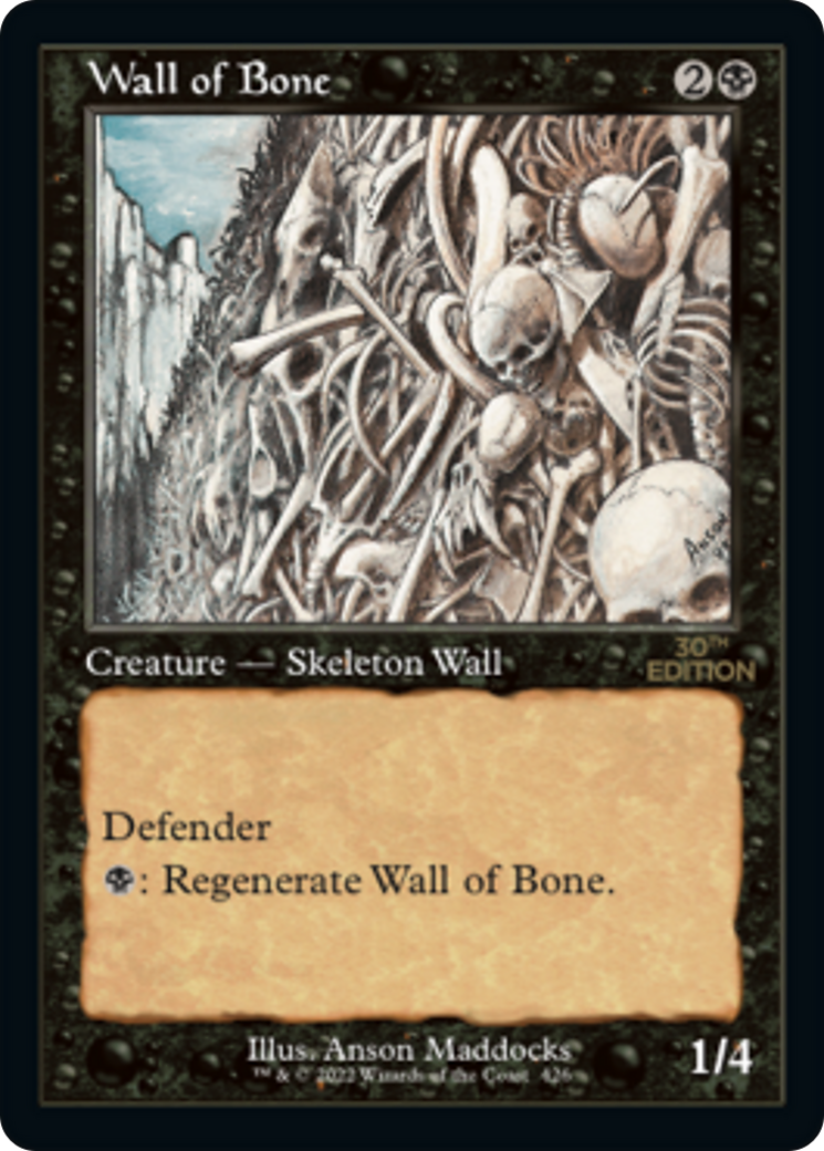 Image of Wall of Bone (Retro Frame) (30A-426) - 30th Anniversary Edition