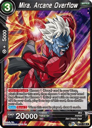 Image of Mira, Arcane Overflow (BT11-138) - Vermilion Bloodline Foil