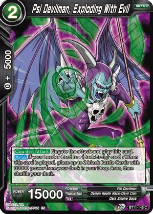 Image of Psi Devilman, Exploding With Evil (BT11-145) - Vermilion Bloodline Foil