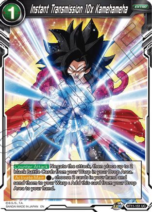Image of Instant Transmission 10x Kamehameha (BT11-151) - Vermilion Bloodline