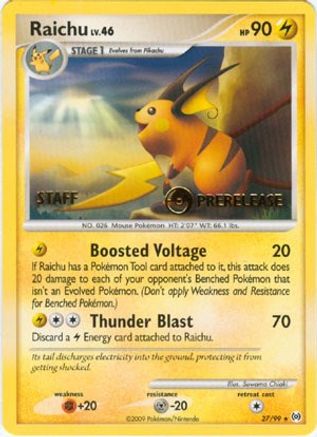 Image of Raichu 027/99  Nintendo Promos - Promo