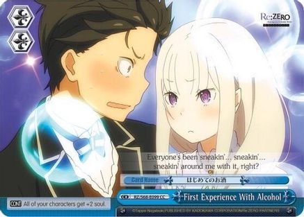Image of First Experience With Alcohol (RZ/S68-E099 CC) - Re:ZERO Memory Snow