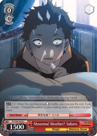 Image of Abnormal Weather? Subaru (RZ/S68-E040 C) - Re:ZERO Memory Snow