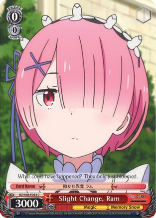 Image of Slight Change, Ram (RZ/S68-E043 C) - Re:ZERO Memory Snow