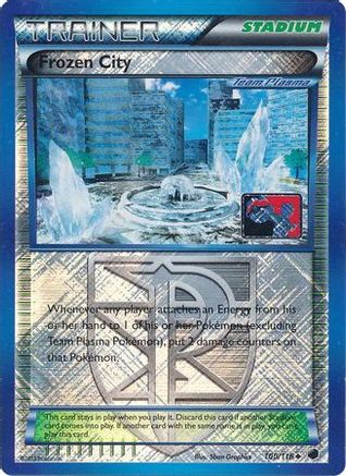Image of Frozen City (Team Plasma) 100/116  - Reverse Holofoil League & Championship Cards - Promo