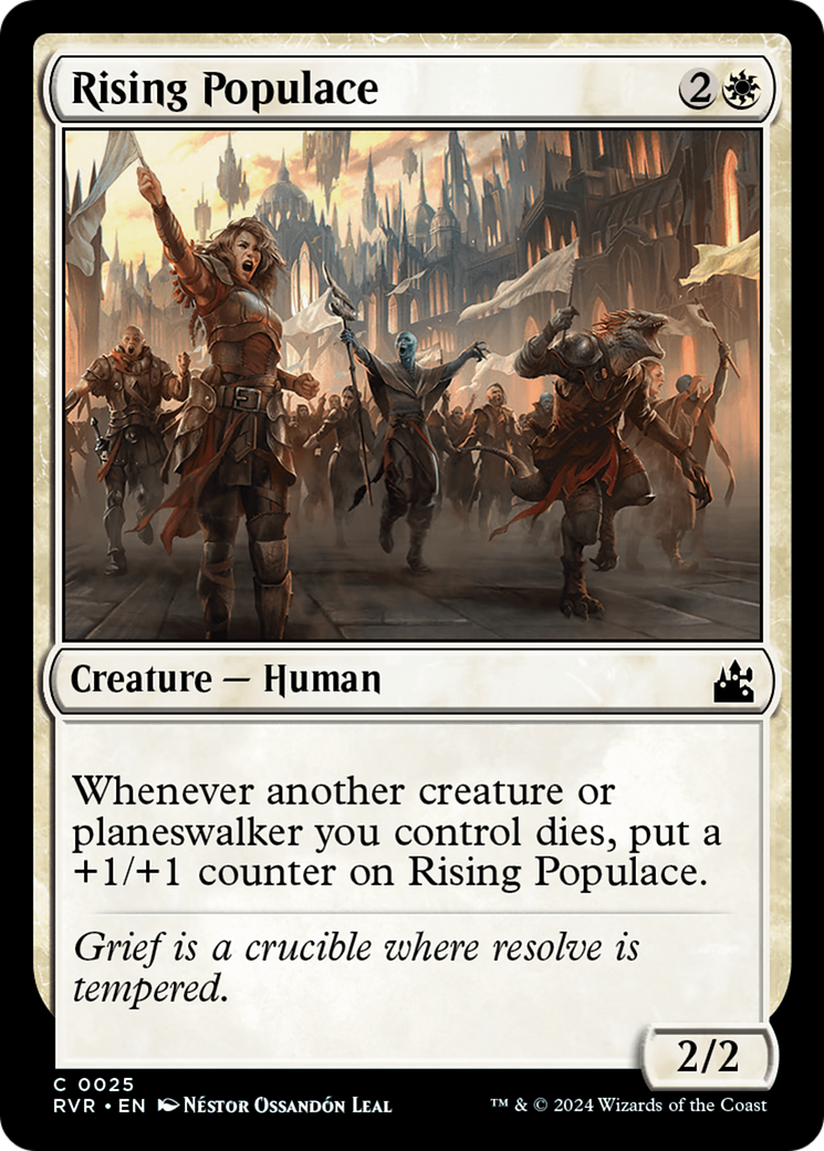 Image of Rising Populace (RVR-025) - Ravnica Remastered