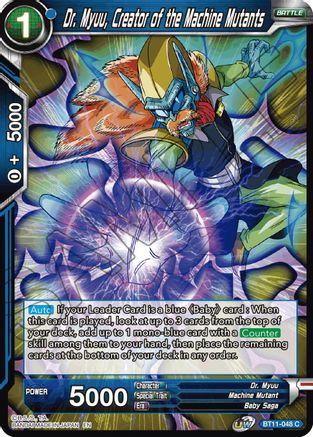 Image of Dr. Myuu, Creator of the Machine Mutants (BT11-048) - Vermilion Bloodline