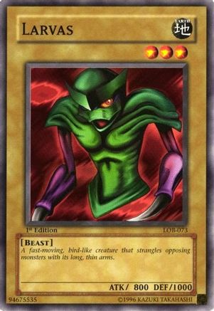 Image of Larvas (LOB-073) - The Legend of Blue Eyes White Dragon Unlimited