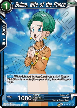 Image of Bulma, Wife of the Prince (BT11-055) - Vermilion Bloodline