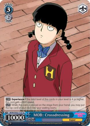 Image of MOB: Crossdressing (MOB/SX02-T18 TD) - Mob Psycho 100