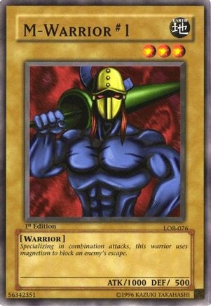 Image of M-Warrior #1 (LOB-076) - The Legend of Blue Eyes White Dragon Unlimited