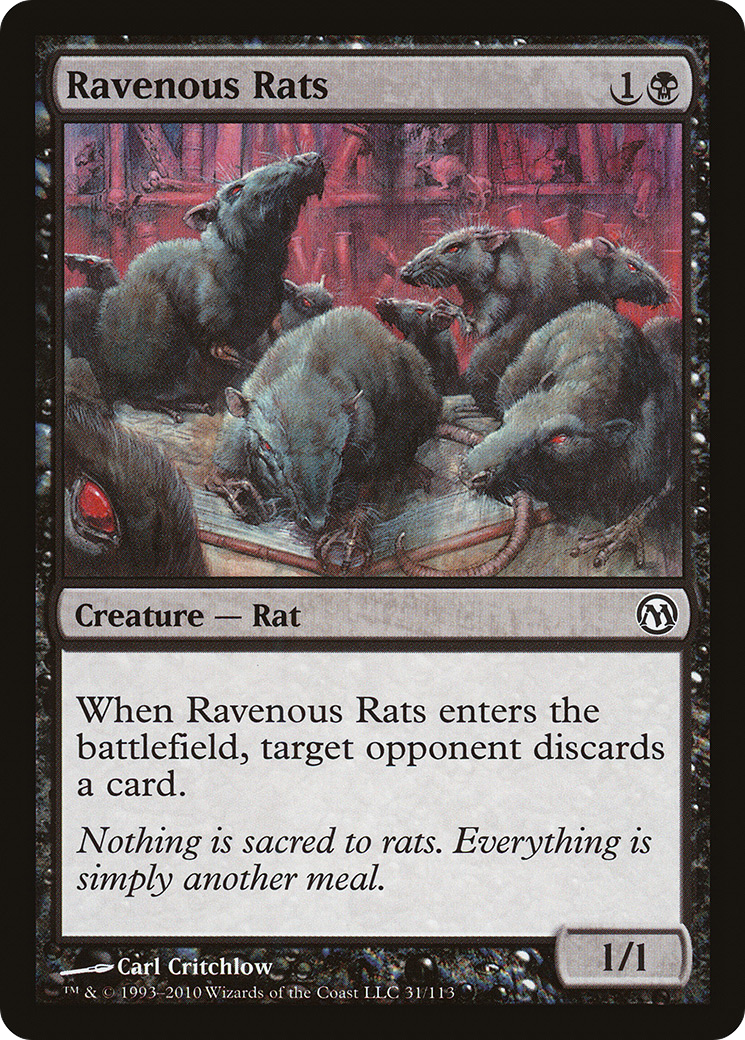 Image of Ravenous Rats (DPA-031) - Duels of the Planeswalkers