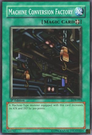 Image of Machine Conversion Factory (LOB-096) - The Legend of Blue Eyes White Dragon 1st Edition