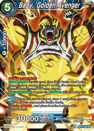 Image of Baby, Golden Avenger (BT11-042) - Vermilion Bloodline