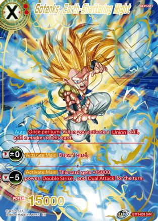 Image of Gotenks, Earth-Shattering Might (SPR) (BT11-003) - Vermilion Bloodline