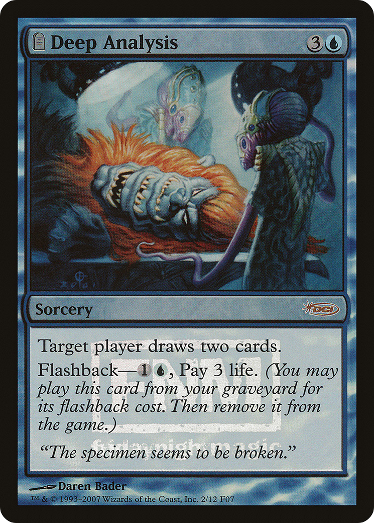 Image of Deep Analysis (FNM-002) - Friday Night Magic 2007: (tombstone) Foil