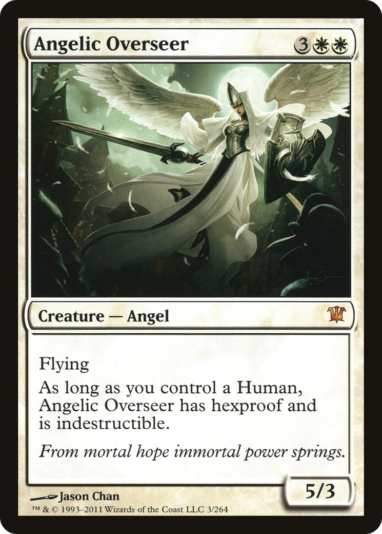 Image of Angelic Overseer (ISD-003) - Innistrad Foil