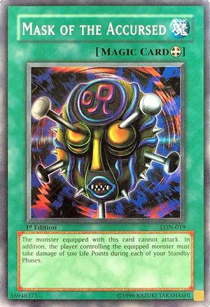 Image of Mask of the Accursed (LON-019) - Labyrinth of Nightmare Unlimited