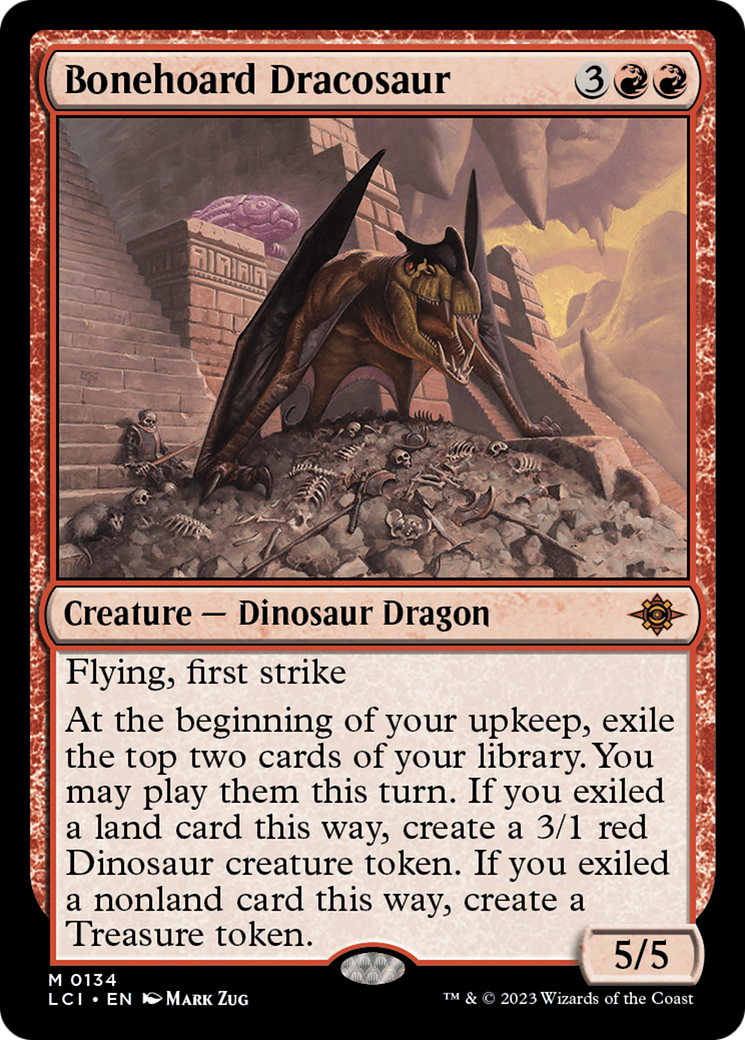 Image of Bonehoard Dracosaur (LCI-134) - The Lost Caverns of Ixalan